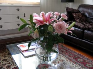 declutter and organize - flowers